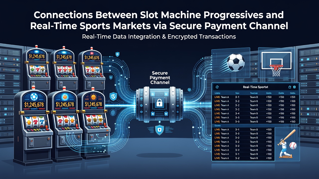 Real-time transaction flows between progressive jackpots and sports betting interfaces secured by regulatory-compliant payment technology